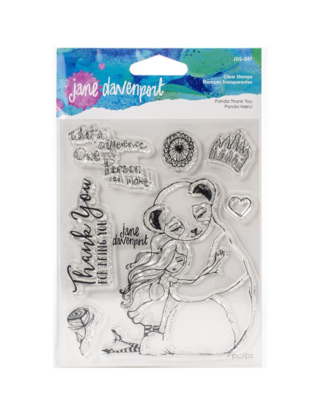 Sello Panda Thank You Jane Davenport