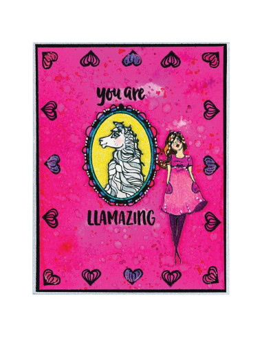 Sello Llama Drama  Jane Davenport