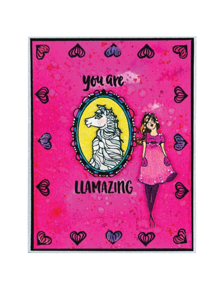 Sello Llama Drama  Jane Davenport