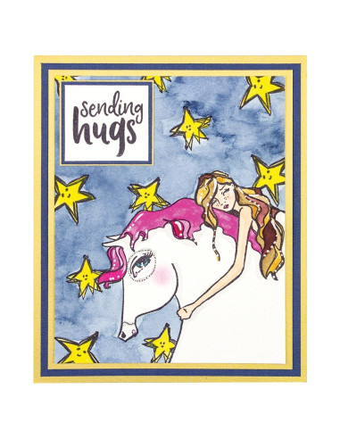 Sello Horse Hug  Jane Davenport