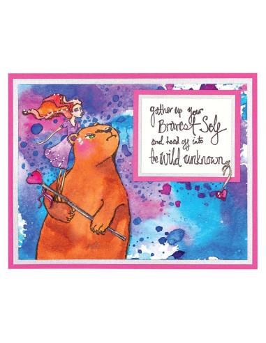 Sello Brave Bear  Jane Davenport