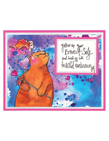 Sello Brave Bear  Jane Davenport