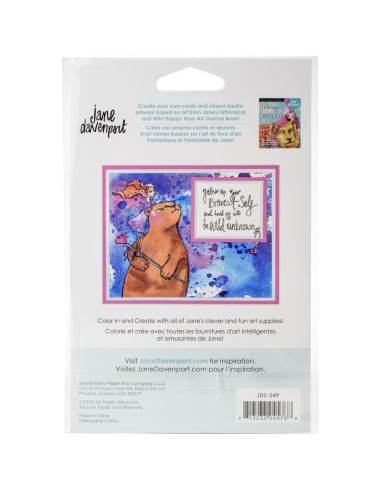 Sello Brave Bear  Jane Davenport