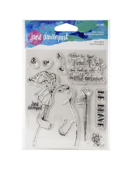 Sello Brave Bear  Jane Davenport