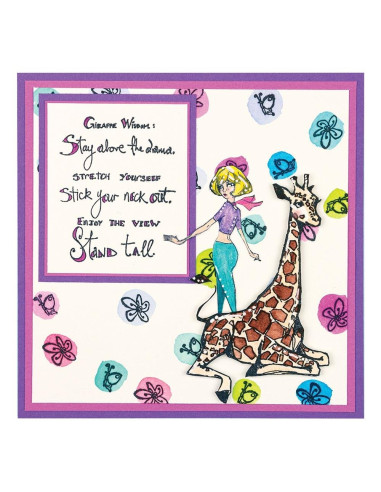 Sello Giraffe Wisdom Jane Davenport