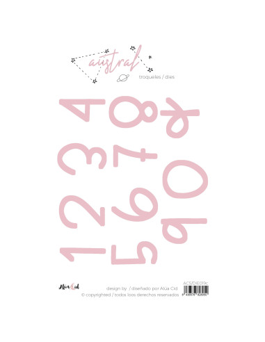 Troquel 123 candy de Alúa CId