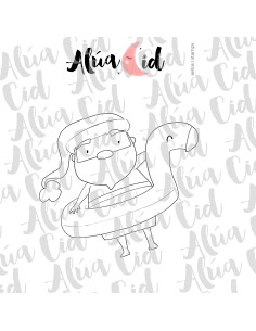 Sello Al agua patos de Alúa CId 2