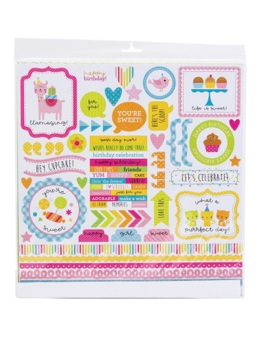 Kit de 30x30cm Hey Cupcake Doodlebug Design