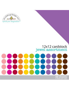 Cardstock Jewel 30x30cm Doodlebug Design