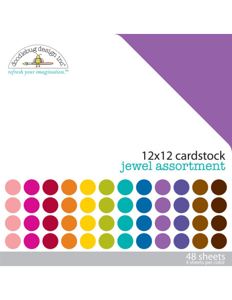 Cardstock Jewel 30x30cm Doodlebug Design