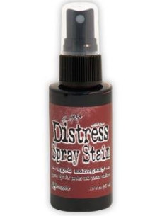 Tinta Distress en spray Aged Mahogany, de Tim Holtz