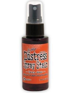 Tinta Distress en spray Barn Door, de Tim Holtz