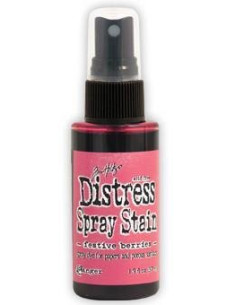 Tinta Distress en spray Festive Berries, de Tim Holtz