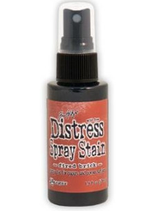 Tinta Distress en spray Fired Brick, de Tim Holtz
