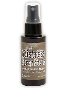 Tinta Distress en spray Frayed Burlap, de Tim Holtz