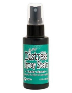 Tinta Distress en spray Lucky Clover, de Tim Holtz