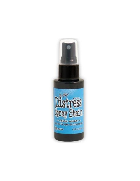 Tinta Distress en spray Salty Ocean, de Tim Holtz
