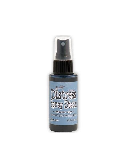 Tinta Distress en spray Stormy Sky, de Tim Holtz