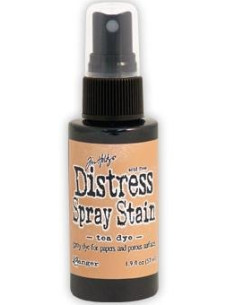 Tinta Distress en spray Tea Dye, de Tim Holtz