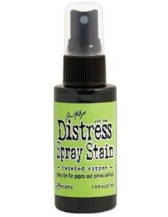 Tinta Distress en spray Twisted Citron, de Tim Holtz