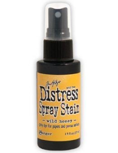 Tinta Distress en spray Wild Honey, de Tim Holtz