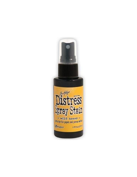 Tinta Distress en spray Wild Honey, de Tim Holtz