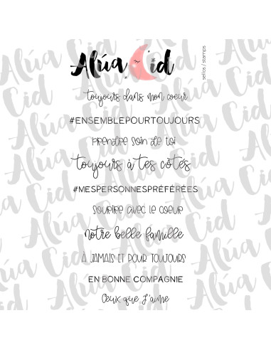 Sello Moments en famille de Alúa Cid