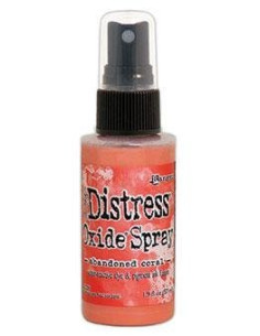 Tinta spray Distress Oxide Abandonated Coral, de Tim Holtz