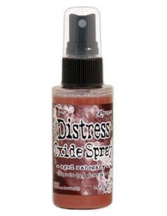Tinta spray Distress Oxide Aged Mahogany, de Tim Holtz