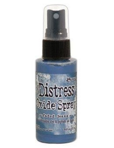 Tinta spray Distress Oxide Faded Jeans, de Tim Holtz