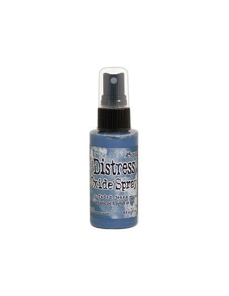 Tinta spray Distress Oxide Faded Jeans, de Tim Holtz