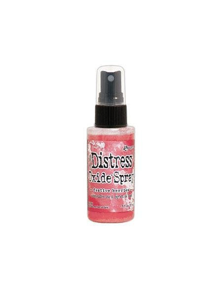 Tinta spray Distress Oxide Festive Berries, de Tim Holtz