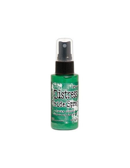 Tinta spray Distress Oxide Lucky Clover, de Tim Holtz