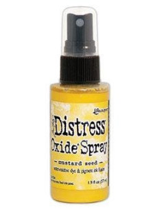 Tinta spray Distress Oxide Mustard Seed, de Tim Holtz