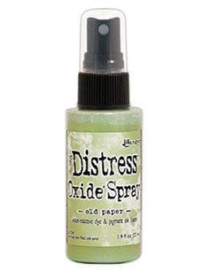 Tinta spray Distress Oxide Old Paper, de Tim Holtz