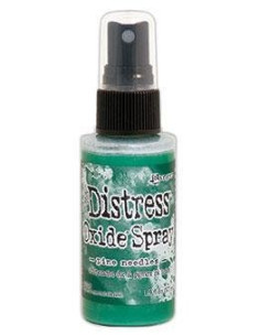 Tinta spray Distress Oxide Pine Needles, de Tim Holtz