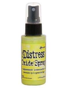 Tinta spray Distress Oxide Squeezed Lemonade, de Tim Holtz