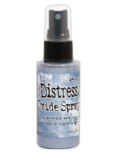 Tinta spray Distress Oxide Stormy Sky, de Tim Holtz