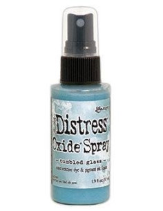 Tinta spray Distress Oxide Tumbled Glass, de Tim Holtz