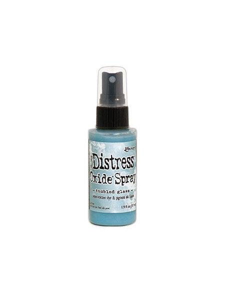 Tinta spray Distress Oxide Tumbled Glass, de Tim Holtz