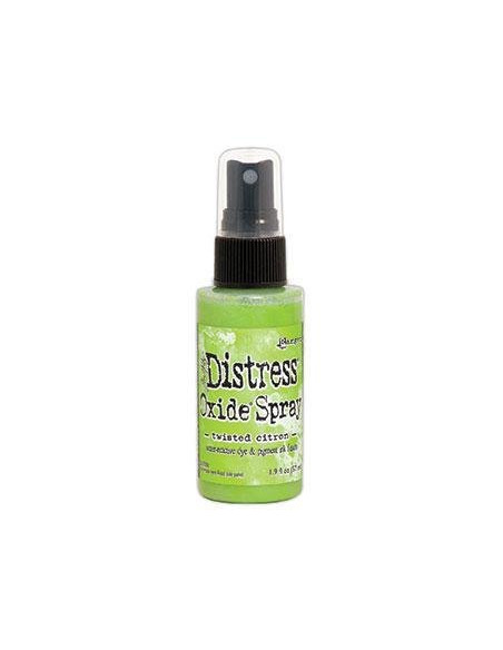 Tinta spray Distress Oxide Twisted Citron, de Tim Holtz