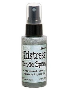Tinta spray Distress Oxide Weathered Wood, de Tim Holtz