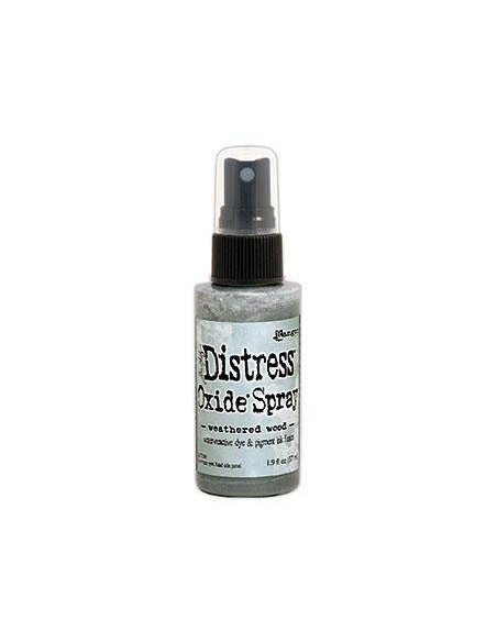 Tinta spray Distress Oxide Weathered Wood, de Tim Holtz