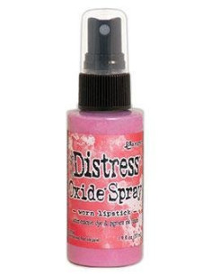 Tinta spray Distress Oxide Worn Lipstick, de Tim Holtz