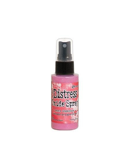 Tinta spray Distress Oxide Worn Lipstick, de Tim Holtz