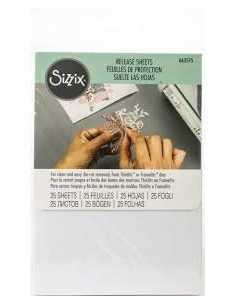 Pack 25 hojas protege papel de sizzix