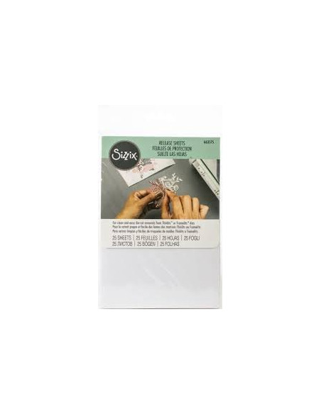 Pack 25 hojas protege papel de sizzix Pack 25 hojas protege papel de sizzix