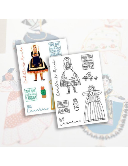 Sello La rioja Galicia de Paraes