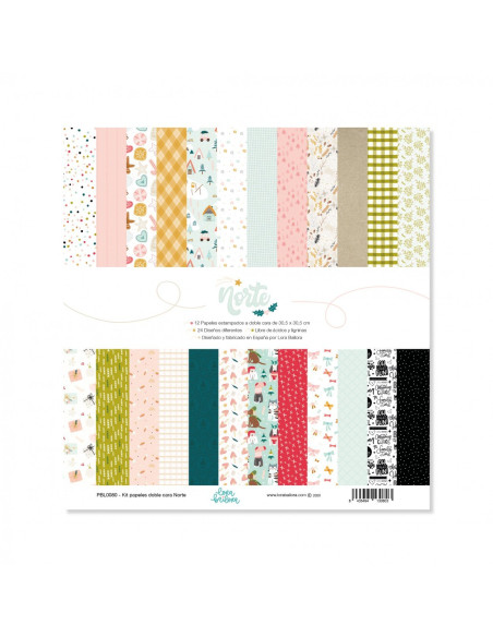 Kit de papeles Sur de LoraBailora