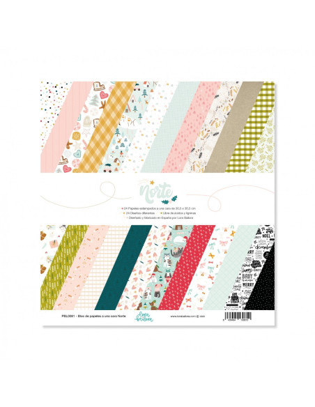 Kit de papeles Norte de LoraBailora